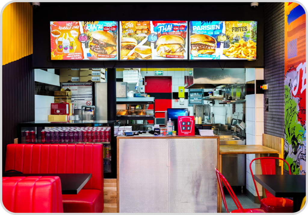 Intérieur du Jefe Burger