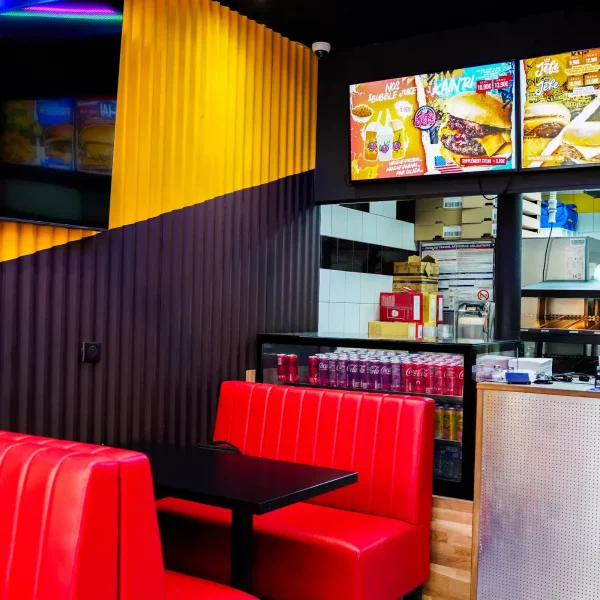 Intérieur du restaurant Jefe Burger